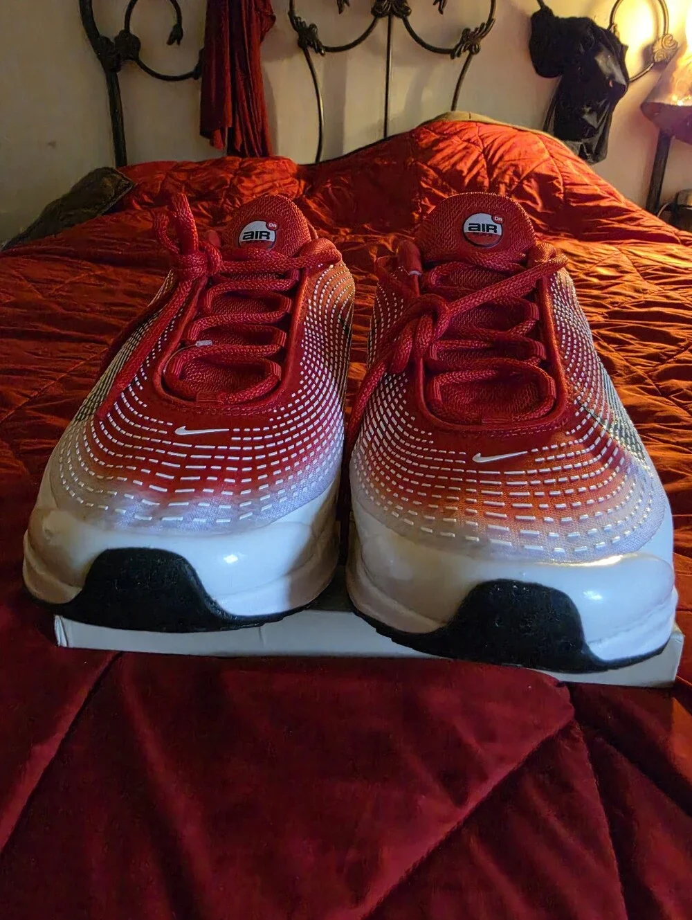 Nike FIRE! NWOB! Air Max DN SE in University Red/White. Sz 13